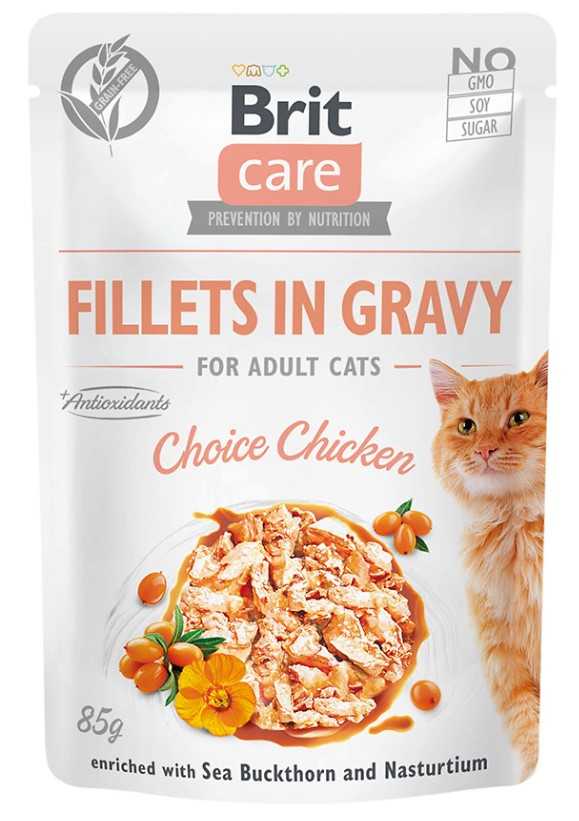 Brit Care's Fillet in Gravy, Chicken 85g