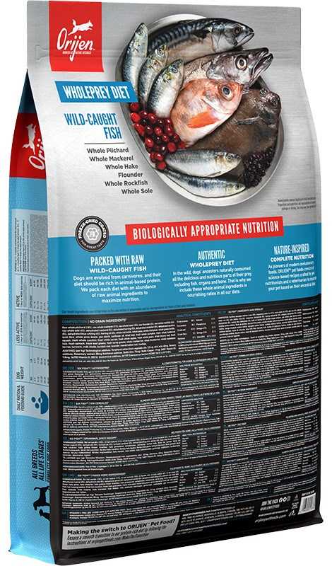 Orijen Six Fish – dry dog food – 6 kg.