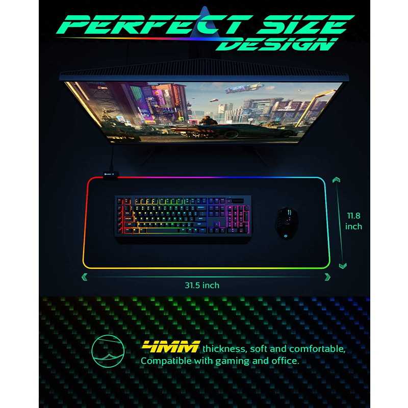 Riff RGB-01 (80x30cm) Black