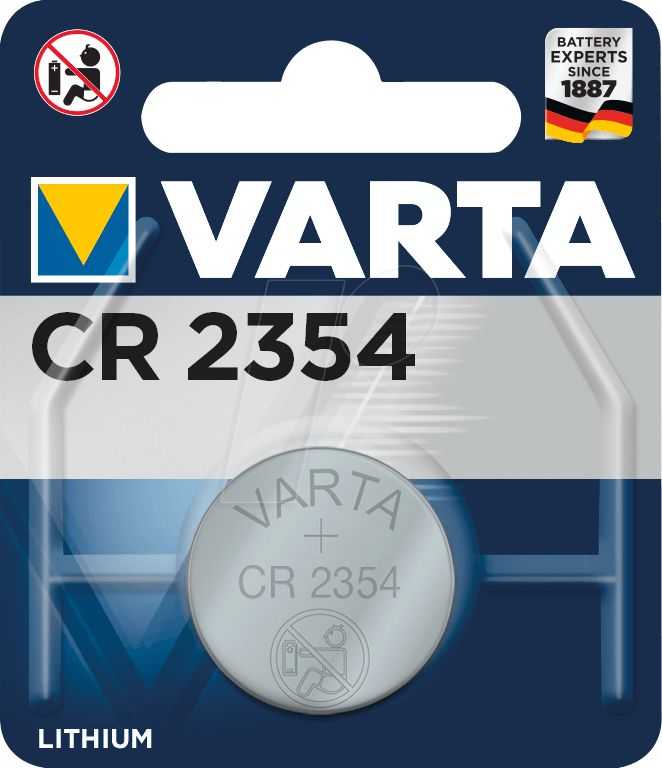 Varta Battery Button Cell CR2354 3V