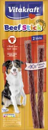 Vitakraft Beef Stick Beef – dog treat – 2 x 12g