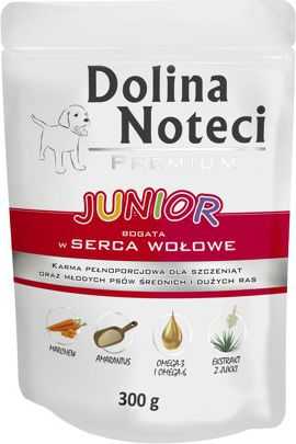DOLINA NOTECI Premium Junior rich in beef hearts 300 g