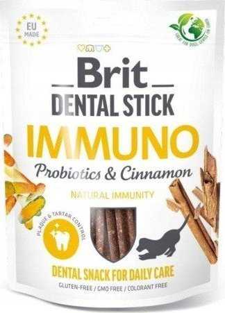 Brit Dental Stick Immuno Probiotics AND Cinnamon - dog treat - 251 g
