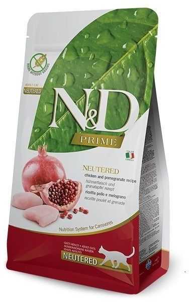 Farmina N AND D Prime Neutered Chicken and Pomegranate Adult 5kg