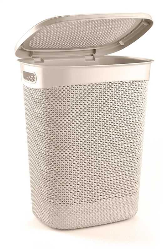 UCSAN Laundry Basket Drop Design 45x37x57cm, 52L