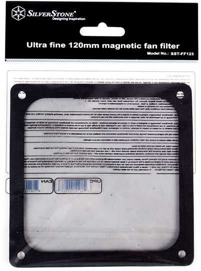 SilverStone Technology Dust filter SST-FF123B (black