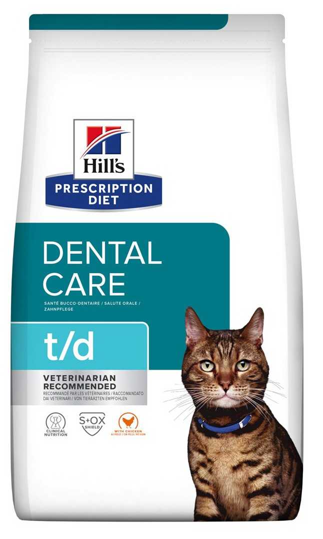 HILLS Prescription Diet Feline t/d Dental Care Chicken, 1.5 kg