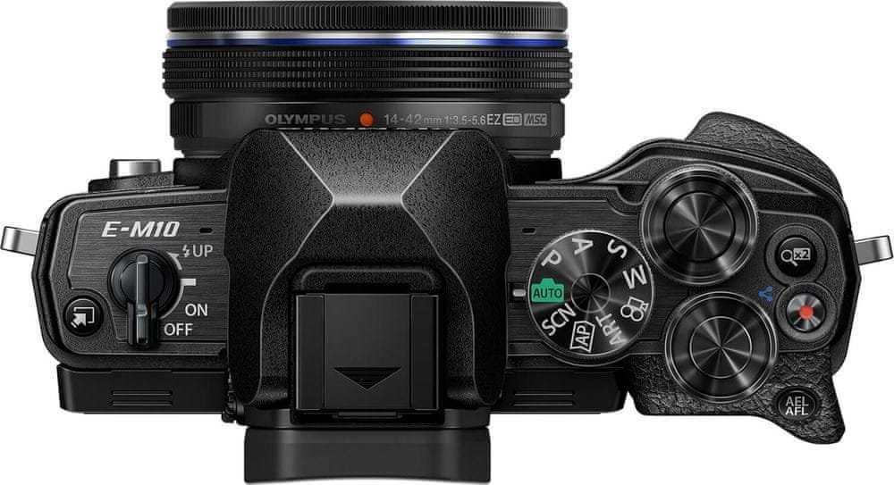 OLYMPUS OM-D E-M10 Mark IV + ED 14-42mm EZ Pancake Black