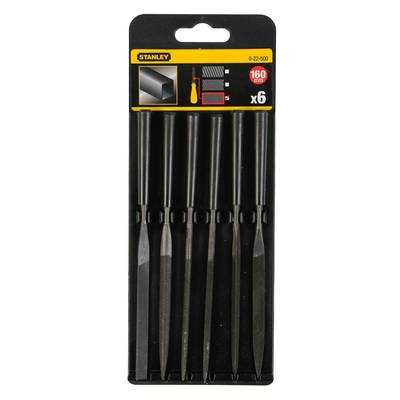 Stanley 0-22-500 6-Piece 150mm Needle File Set