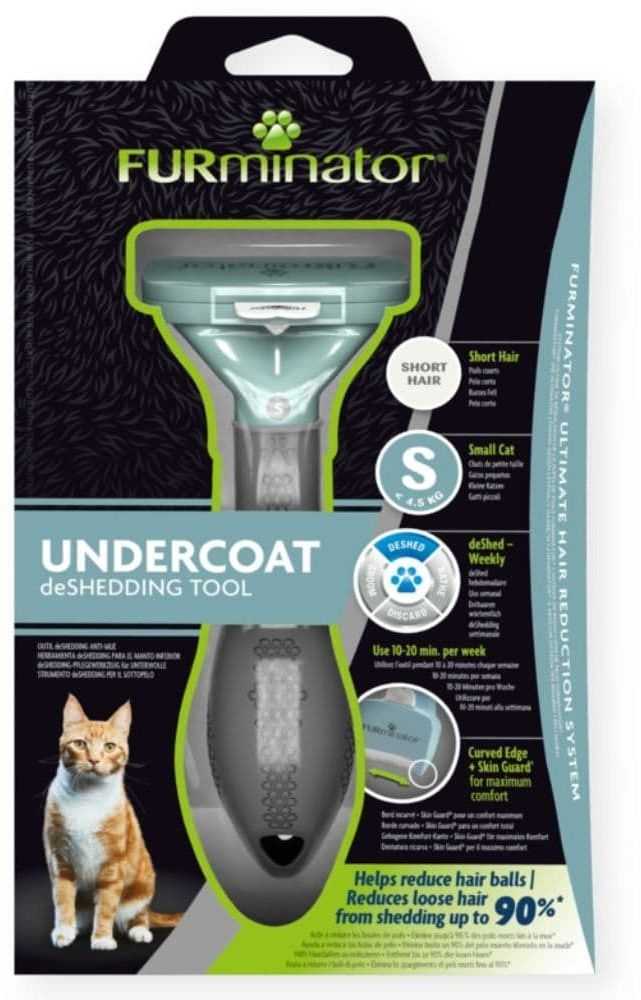 FURminator UnderCoat Deshedding Tool for Short-Hair Cats