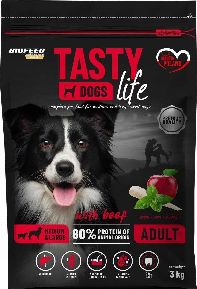BIOFEED Tasty Life medium AND amp; large Beef - dry dog food - 3kg