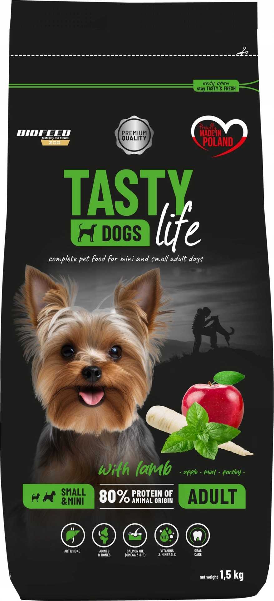 BIOFEED Tasty Life Adult Small Beef - dry dog food - 8kg