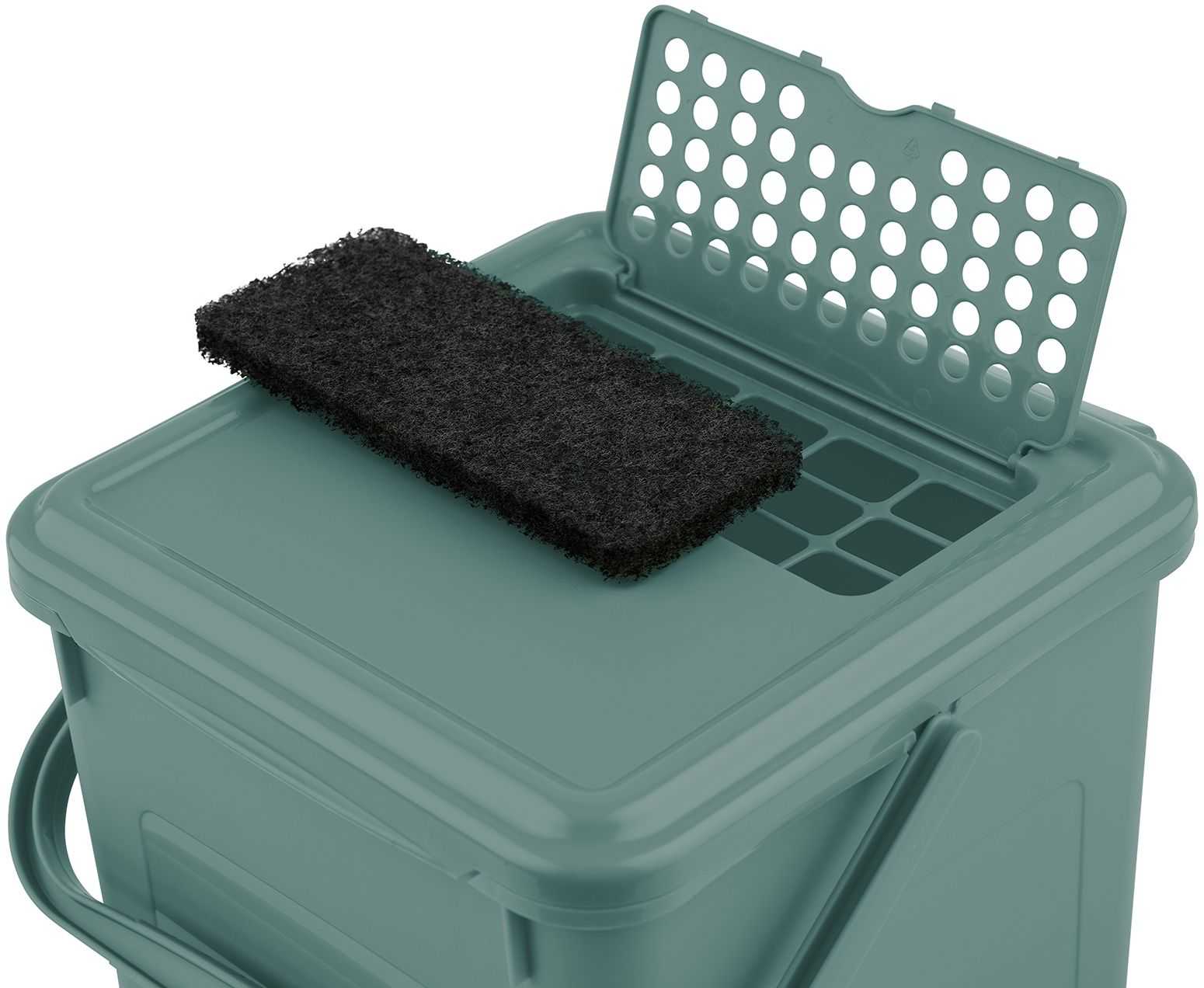 rotho 9L Compost Bin with activated charcoal