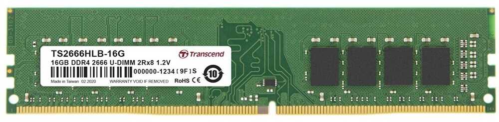 Transcend 16GB DDR4 2666MHz DIMM TS2666HLB-16G