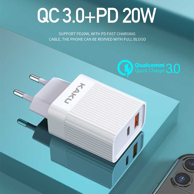 iKaku KSC-501 2-in-1 25W PD Type-C