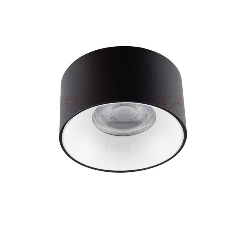 Kanlux black and white ceiling spotlight MINI RITI GU10 B/W 2757
