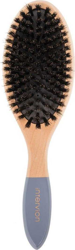 Noname INTER-VION_ Wooden brush with natural hair Grey