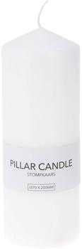 Home Styling Collection White pillar candle, 20x7x7 cm