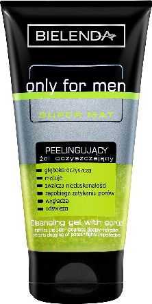 Bielenda only for men SUPER MAT Peeling Cleansing Gel 150ml