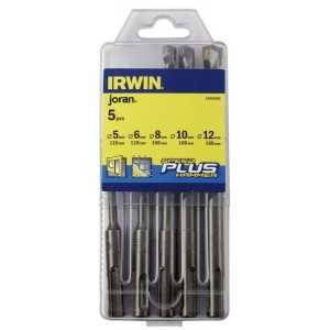 IRWIN SDS+ concrete drill bit 5 6 10 12 8mm set (10502089)