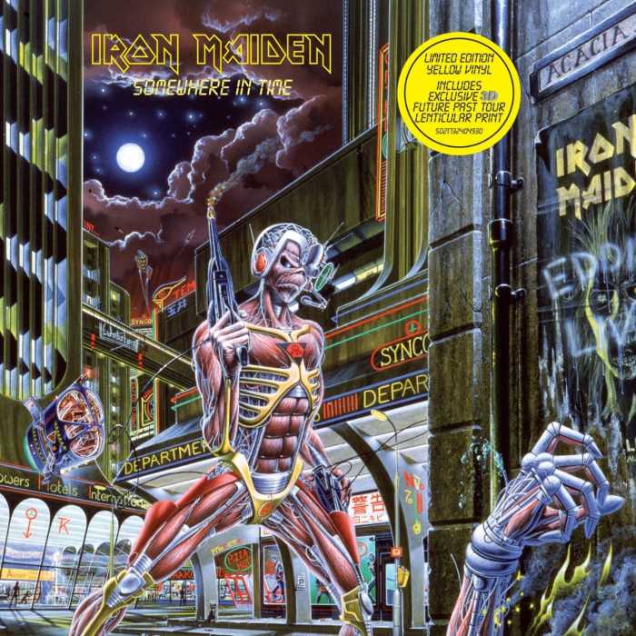 PARLOPHONE IRON MAIDEN "Somewhere In Time" (Yellow Vinyl, remastered, 180g, Limited Edition)