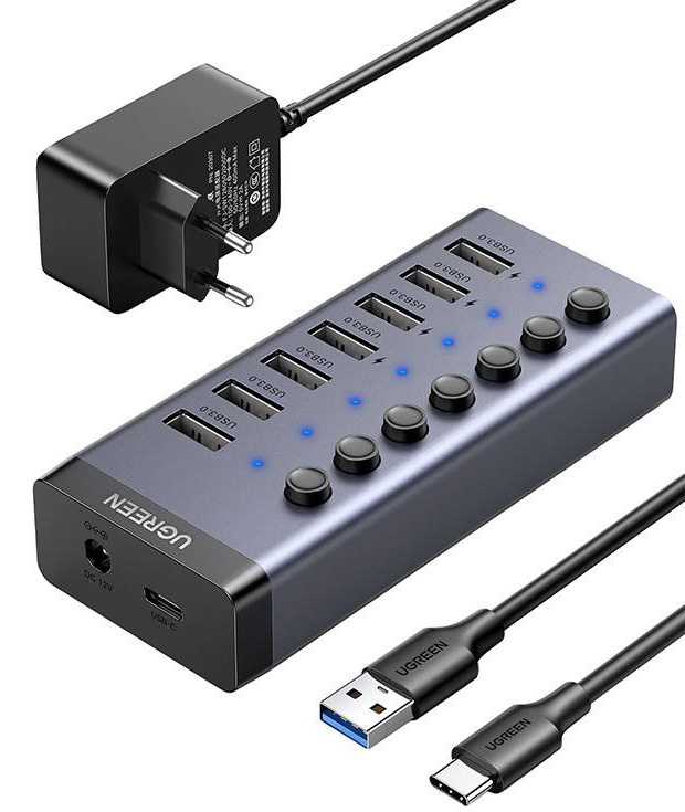 UGREEN 7x USB-A 3.0 (UGR1228BLK)