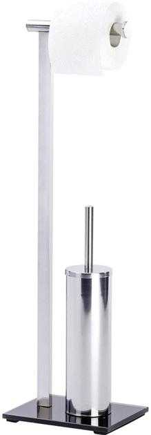 Wenko Toilet paper holder and toilet brush, 71x17x17cm