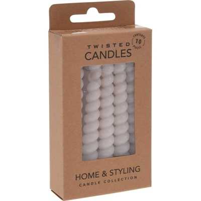 Home Styling Collection Table candles, 10 pieces, 10 cm