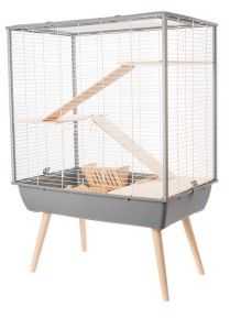 ZOLUX Cage Neo Cozy Large Rodents H80, grey
