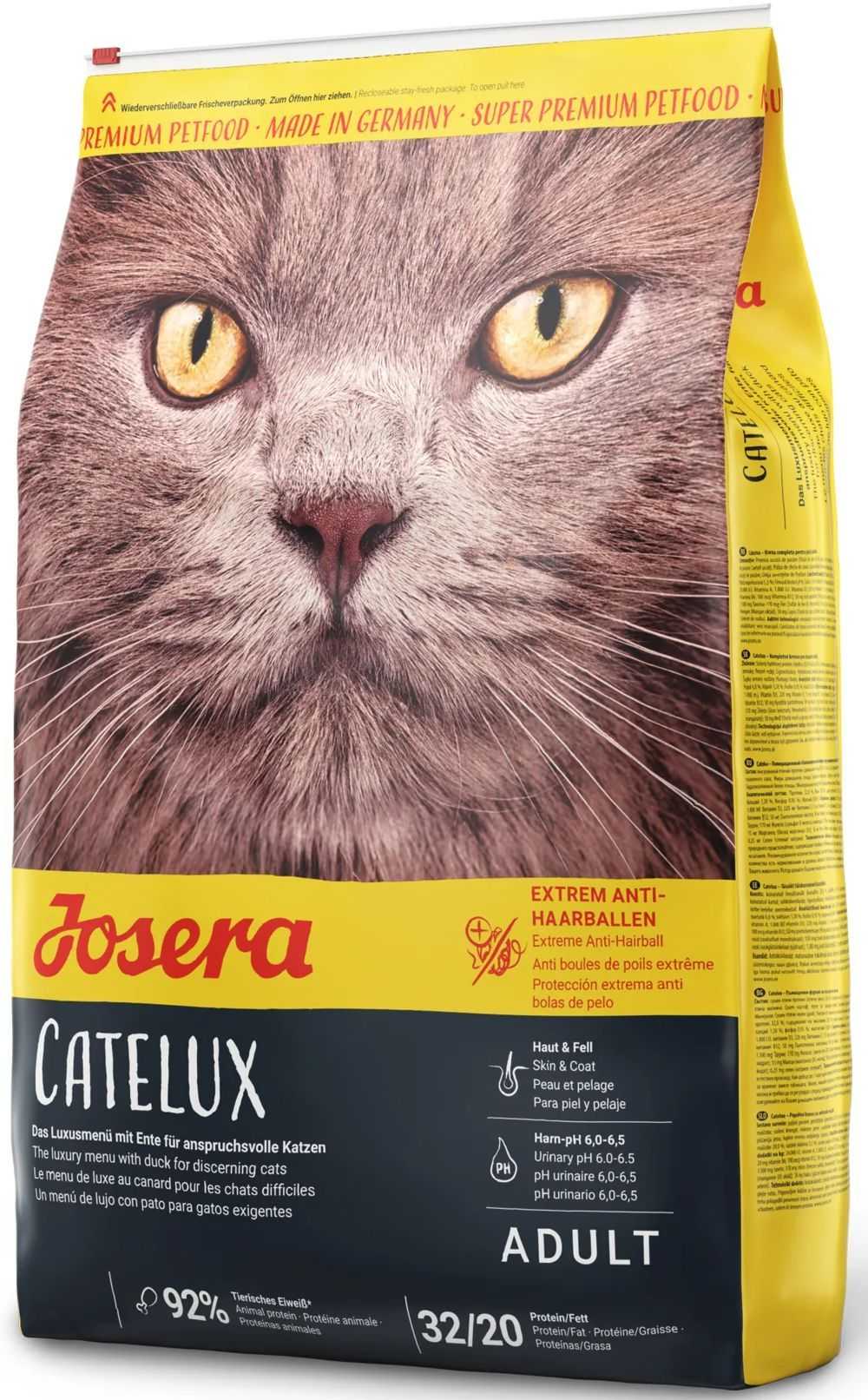 JOSERA Catelux Skin and Feathers Duck and Chicken Adult 2kg