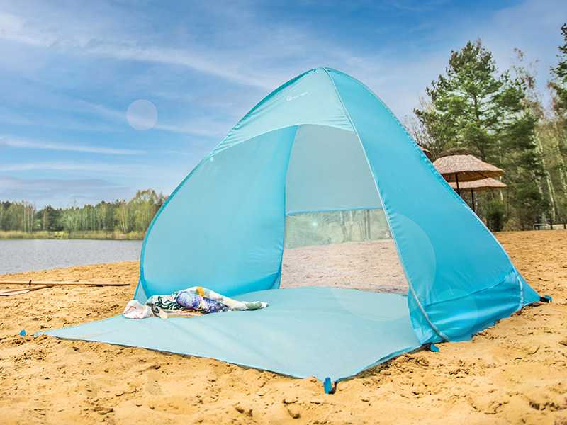 Tracer 46954 Beach Pop-up Tent, Blue