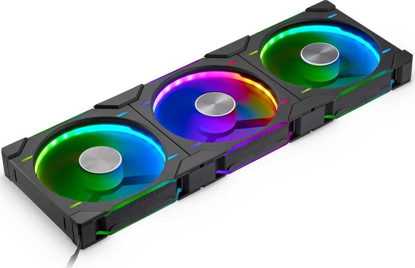 Phanteks D30-140 3-Pack 140 mm Case Fan PH-F140D30_DRGB_PWM_BK01_3P