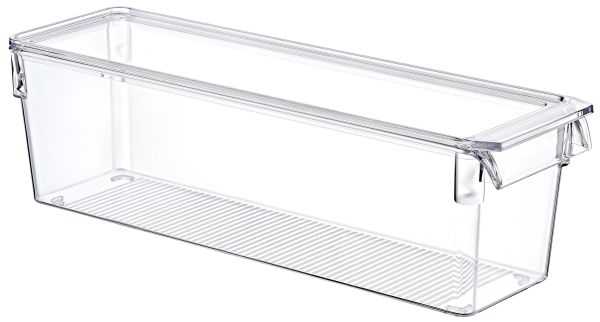 EMHOUSE Beverage Organizer for Refrigerator, 10x36x10cm, 2.9L