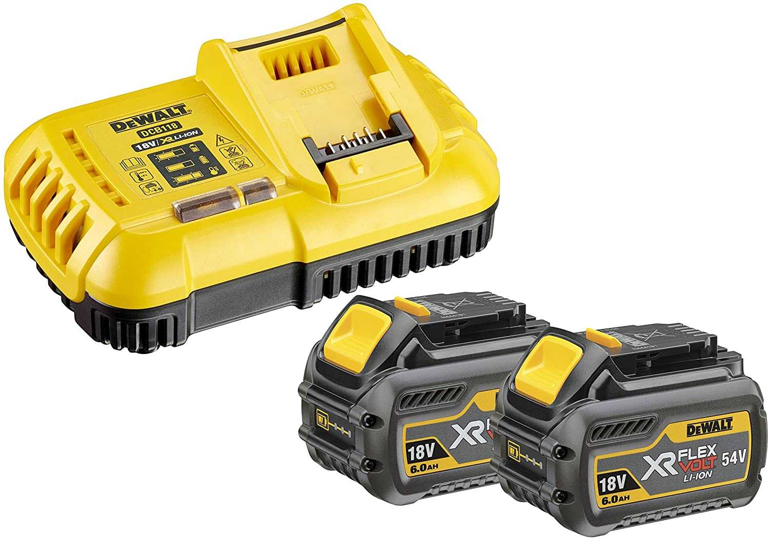 DeWalt  Akku Starter Kit DCB118T2 (including