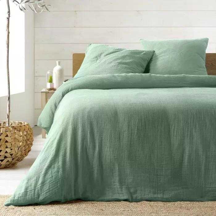 Douceur d`Interieur ANGELIA Green Bed Linen Set, 240x220cm, 63x63cm