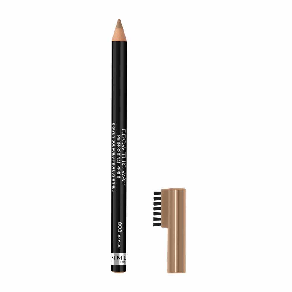Rimmel London Brow This Way Professional Pencil (Shade 003 Blonde, Eyebrow Pencil)