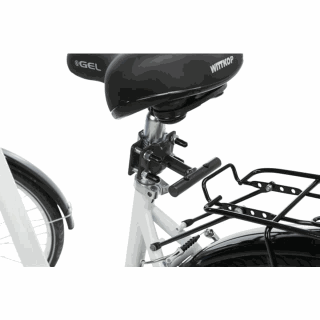 Trixie Bicycle set with leash, for medium and large dogs, graphite