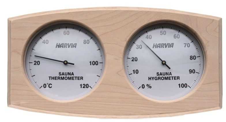 Harvia Thermo/Hygrometer 10.0 x 5.3 x 1.4 inches