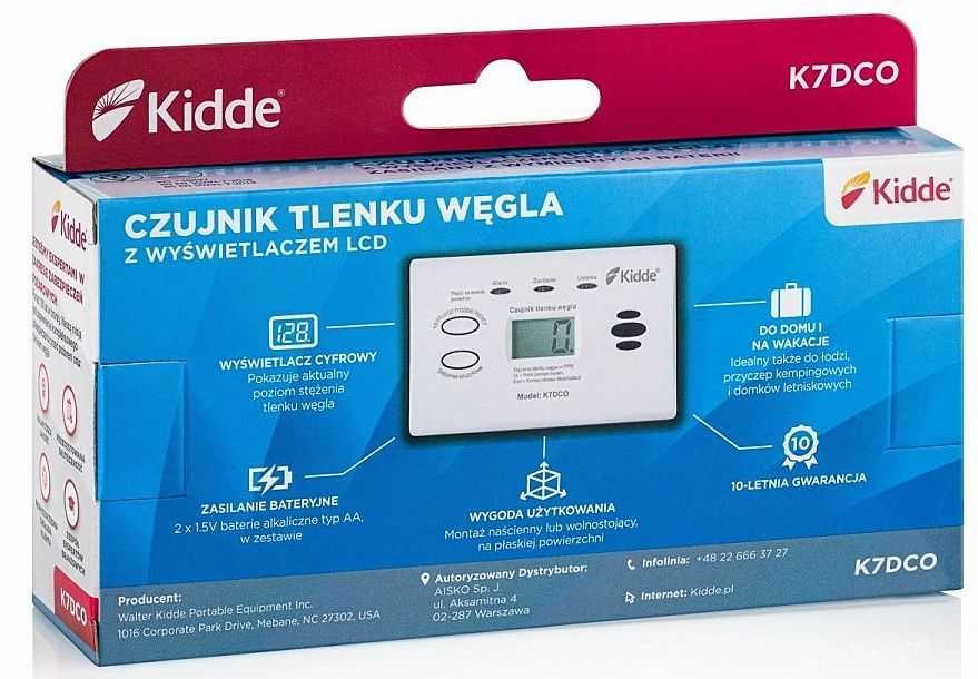 KIDDE K7DCO Carbon Monoxide Sensor