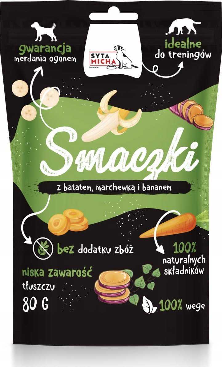 SYTA MICHA Vegetable treats with sweet potato, carrot, and banana – dog treat