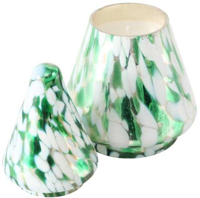 Boltze Candel tree, green, 17x10x8cm