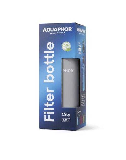 Aquaphor Water Filter Bottle City Grey 350 ml.