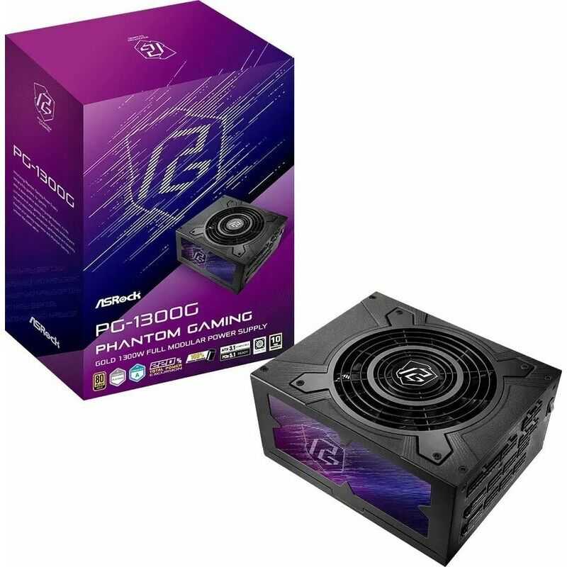ASROCK PHANTOM GAMING 1300W 80 Plus Gold