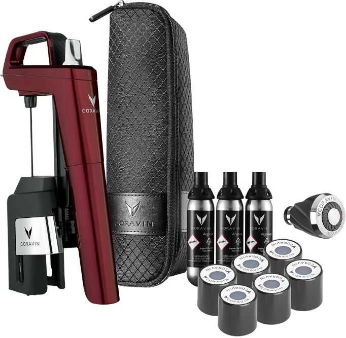 CORAVIN Timeless Six+ Wine Preservation System - Burgundy