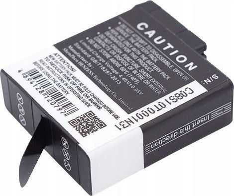 Cameron Sino Battery AHDBT-501 for GoPro Hero 5/ 6/ 7 CS-GDB501MX