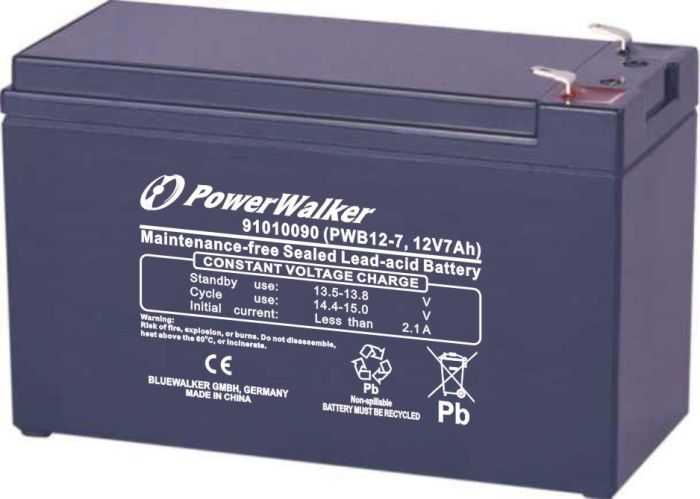 BLUEWALKER PowerW. PWB12-7 VRLA lead gel battery