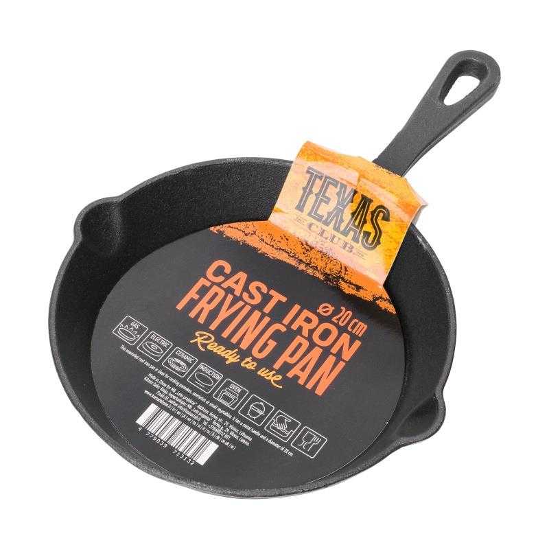 TEXAS_CLUB Cast Iron Pan 20cm