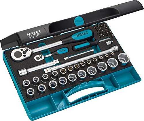 Hazet 953SPC bit set/wrench set 1/4", 47-piece.