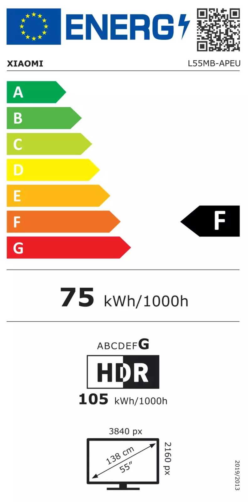Xiaomi QLED TV A Pro 2026 55";