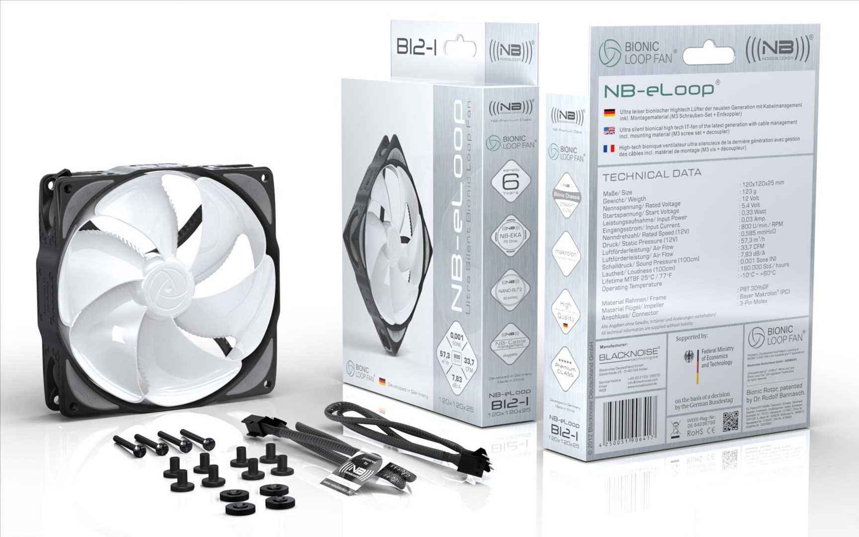 Noiseblocker B12-PS-BL 120mm Black